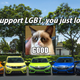 Illustration for article titled Honda Supports LGBT Parade, Homophobia Ensues from Malaysians and Indonesians